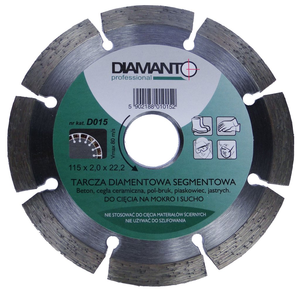 Tarcza diament DIAMANTO PROFESSIONAL 125 SEGMENT