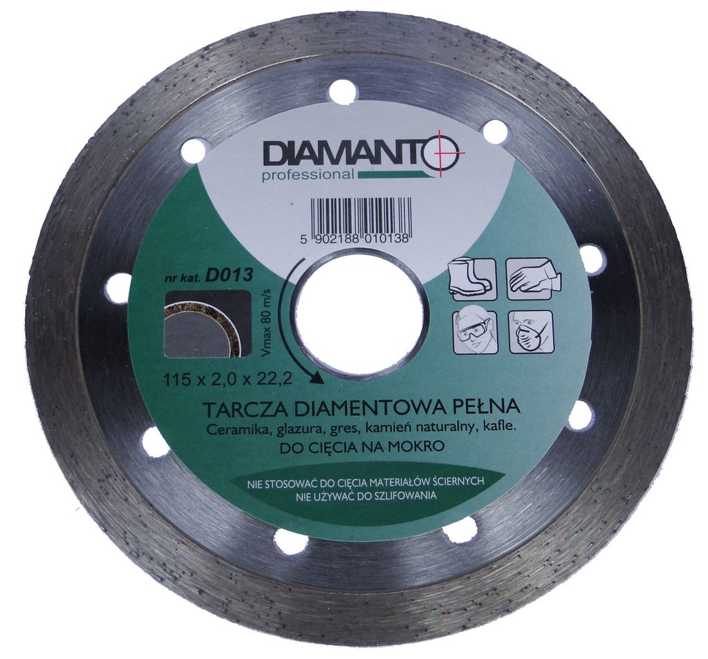 Tarcza diament DIAMANTO PROFESSIONAL 230 PEŁNA