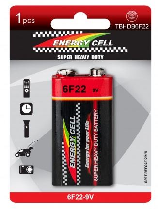 Bateria Energy Cell Super Heavy Duty 6F22