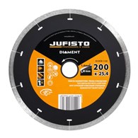 JUFISTO Tarcza diamentowa 200 x 25,4 mm pełna