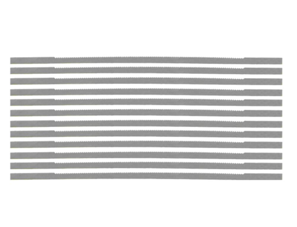 Brzeszczot do piły włosowej 150mm drewno/plastik drobny ząb nr3 12szt