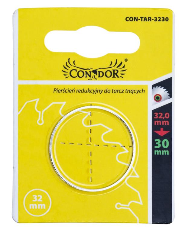 Pierścień redukcyjny do tarcz 32 x 30 mm DREL