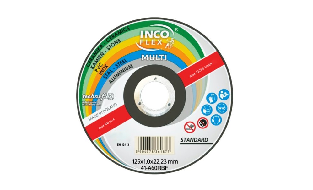 Tarcza INCO MULTI 125x1,0mm