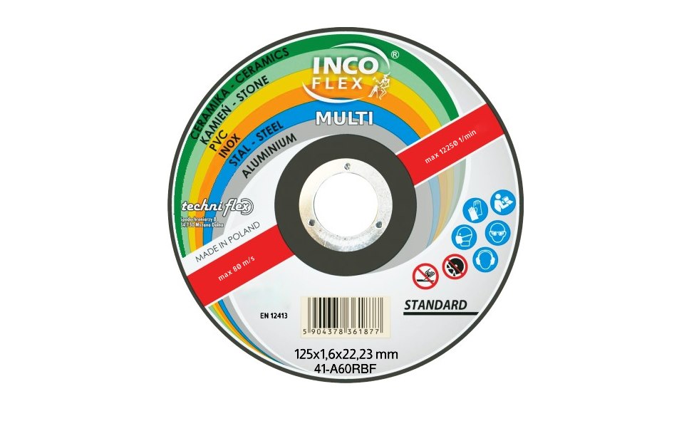 Tarcza INCO MULTI 125x1,6mm