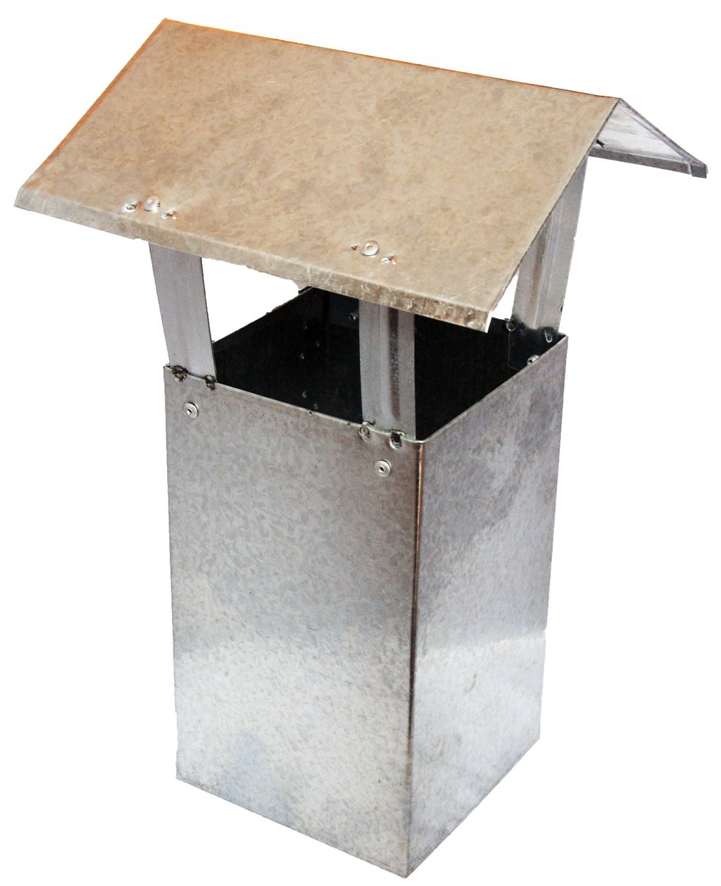 Kominek wentylacyjny ocynk 14x14cm