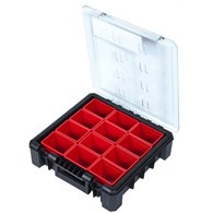Organizer HD 400 CZARNY, combiboxy czerwone