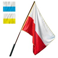 Flaga 70x100 biało-czerwona