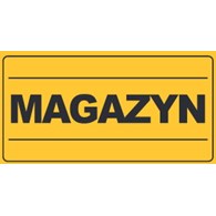Tablica informacyjna 12x22cm MAGAZYN