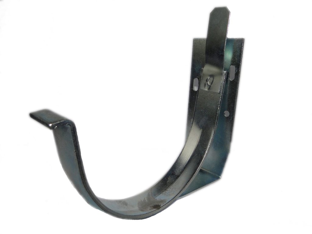 Hak rynnowy doczołowy metalowy ocynk 100mm