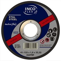 Tarcza INCO metal płaska 125x1,0mm