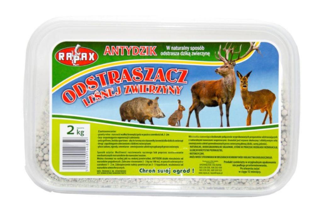 Odstraszcz leśnej zwierzyny ANTYDZIK 2kg RAPAX