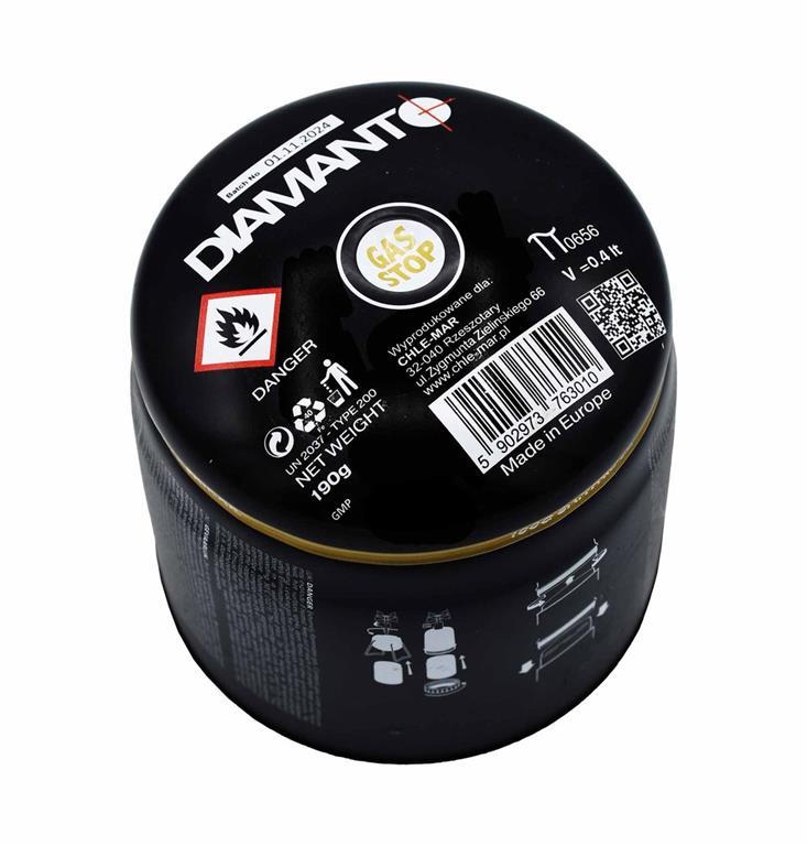 Nabój gazowy 190g SYSTEM GAS STOP DIAMANTO