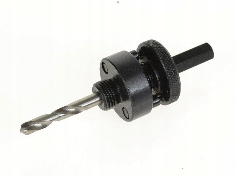 Adapter z wiertłem prowadzącym do otwornic BiMetalowych fi 32 - 152mm chwyt hex