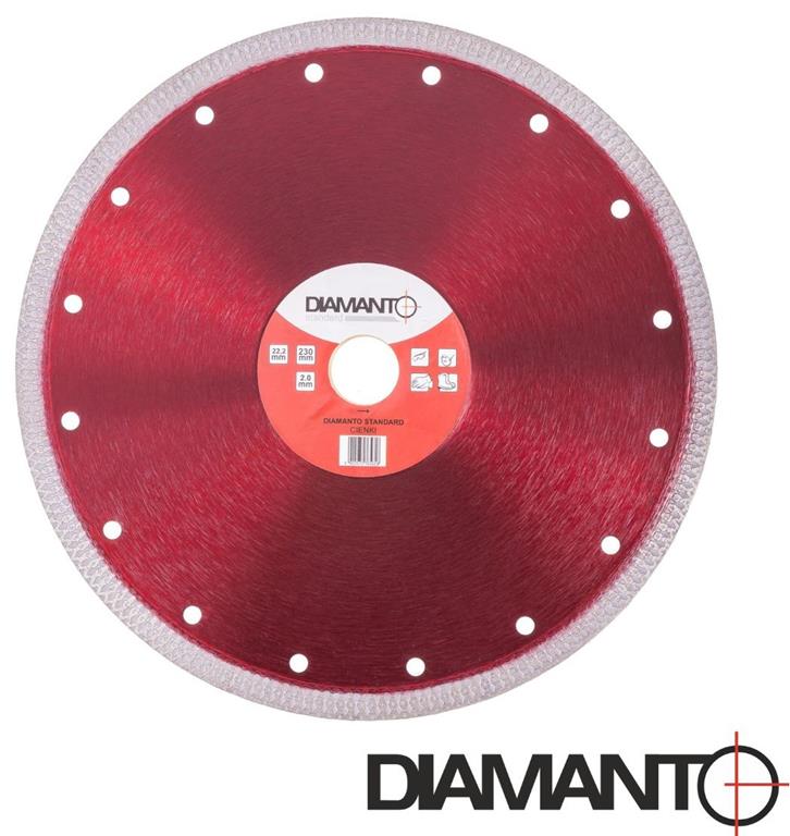 Tarcza diament DIAMANTO STANDARD cienka 230x2,0mm