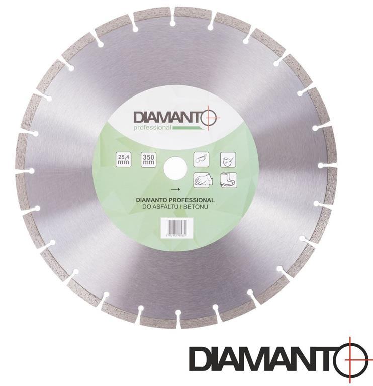 Tarcza diament DIAMANTO PROFESSIONAL 350x25,4mm