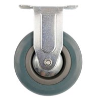 Kółko uniwersalne stałe 125mm guma szara DIAMANTO