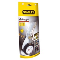 STANLEY Pistolet do pompowania z manometrem plus 3 dysze