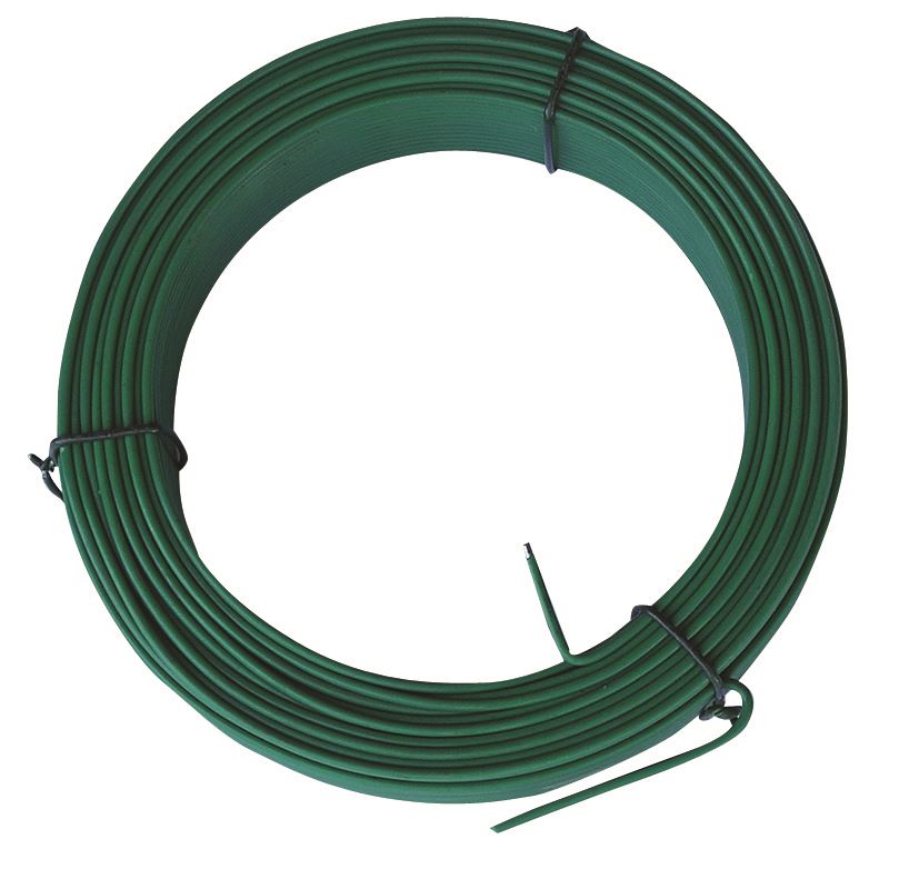Drut ogrodniczy powlekany PCV 3,40mm x 52m (zielony)
