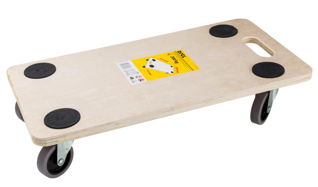 Platforma transportowa 575 x 300 x 115 mm udźwig 200 kg prostokątna DREL