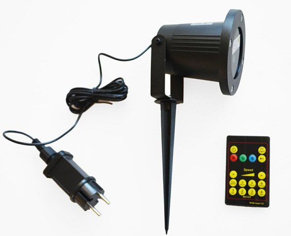 Projektor LED czerwony i zielony laser VO1840