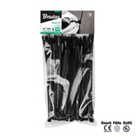 Opaska kablowa 7,6 x 250 czarna DIAMANTO