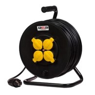 Przedłużacz bębnowy 3x1,5mm - 4G/20m z klapami.