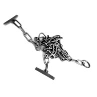 Łańcuch żłobowy ocynkowany fi 4,0mm DIAMANTO