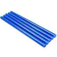 Wkłady klejowe 11,2 mm x 200 mm brokatowe niebieskie 5 szt.