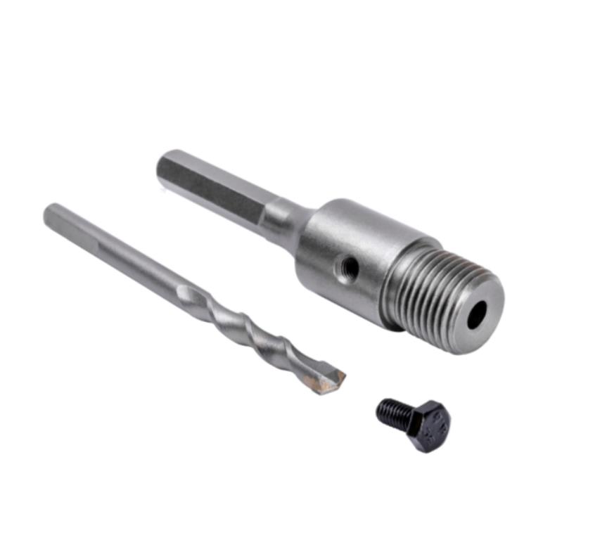 Adapter z wiertłem prowadzącym HEX 450 mm
