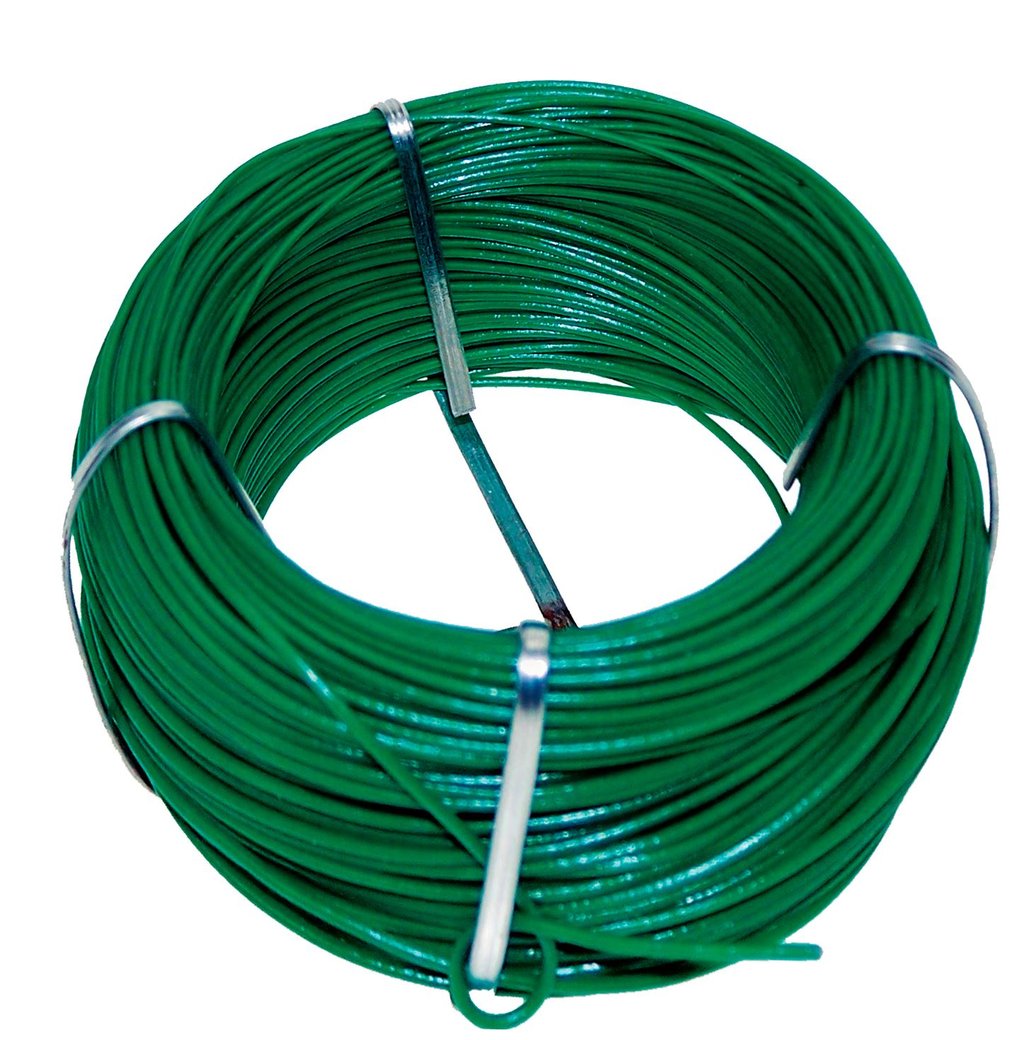 Drut ogrodniczy powlekany PCV 1,25mm x 50m (zielony)