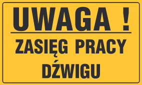 Tablica informacyjna 20x33cm UWAGA! PRACE REMONTOWE
