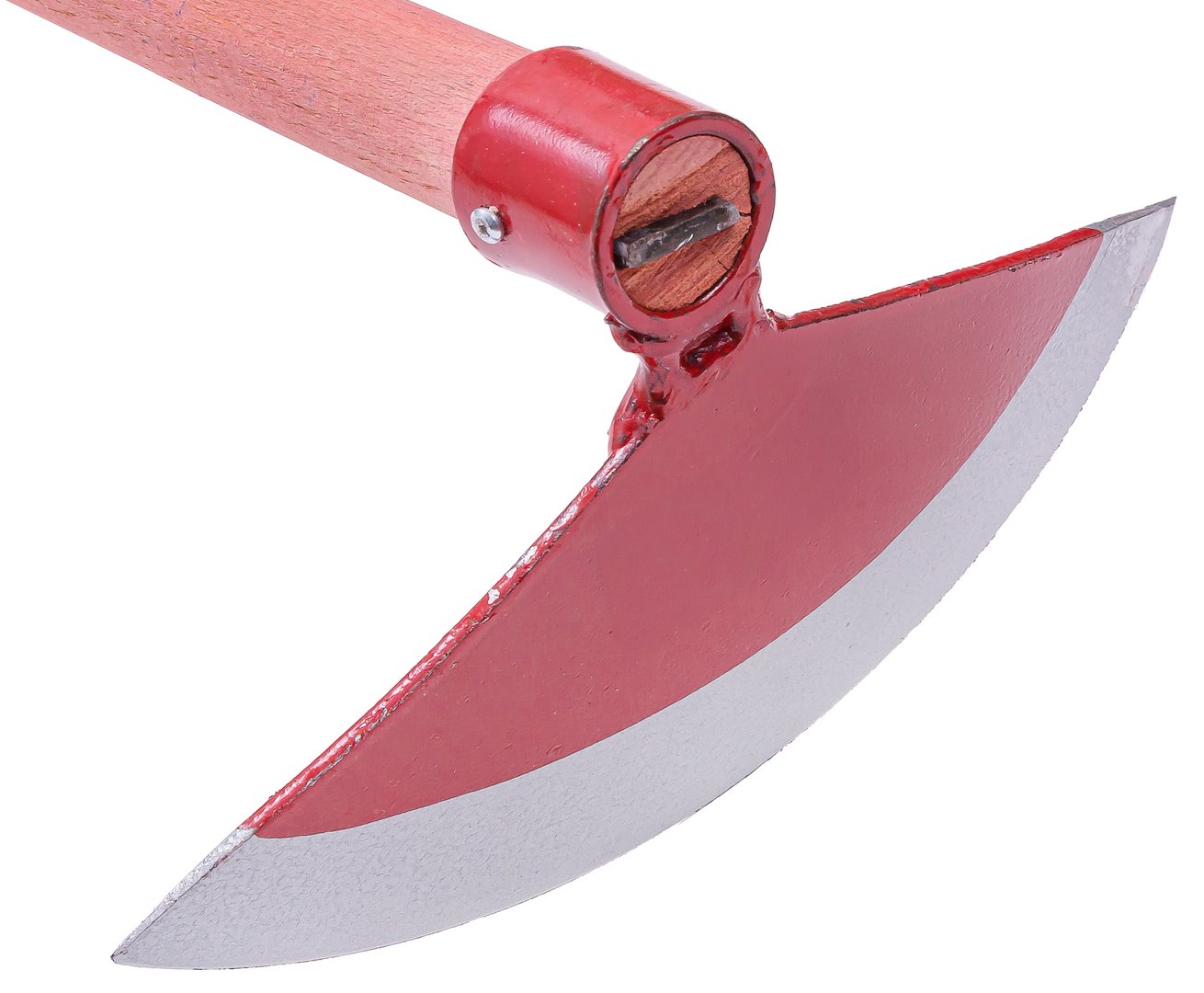 Motyczka CZERWONA oprawna półokrągła 190mm