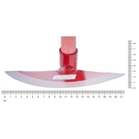 Motyczka CZERWONA oprawna półokrągła 220mm