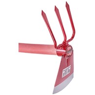 Motyczka CZERWONA oprawna trapezowa+widełki 98mm