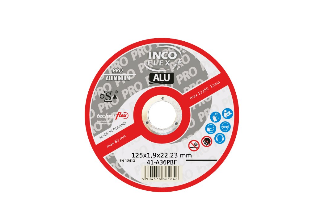 Tarcza INCO metal płaska 125x1,6mm