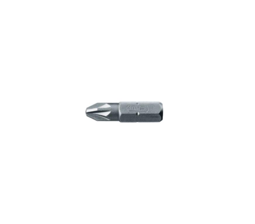 STANLEY Końcówka PZ2 x 25mm, uchwyt 1/4  25 szt