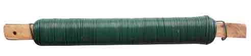 Drut ogrodniczy powlekany PCV 0,9mm x 30m nawinięty na drewnie (zielony)