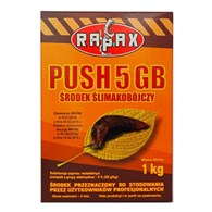 Trutka - granulat na ślimaki PUSH 5GB, w kartonie 1kg RAPAX