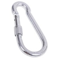 Karabińczyk z zabezpieczeniem 120 mm DIAMANTO