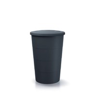 Pojemnik na deszczówkę Smooth 160 L - antracytowy