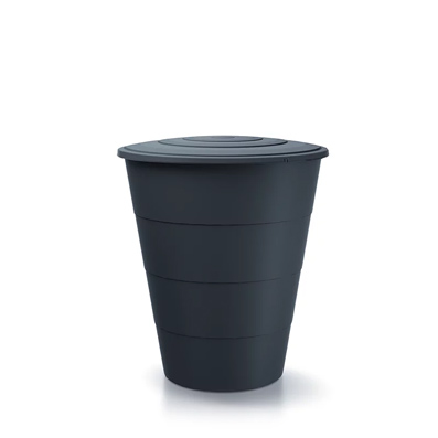 Pojemnik na deszczówkę SMOOTH 210 L - antracytowy