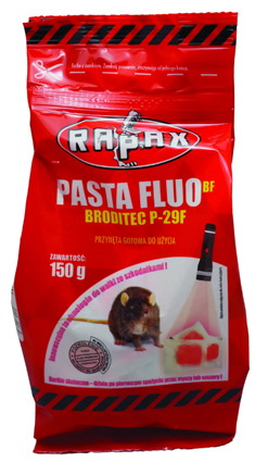 Trutka - pasta do zwalczania dużych gryzoni 150g Fluo Broditec