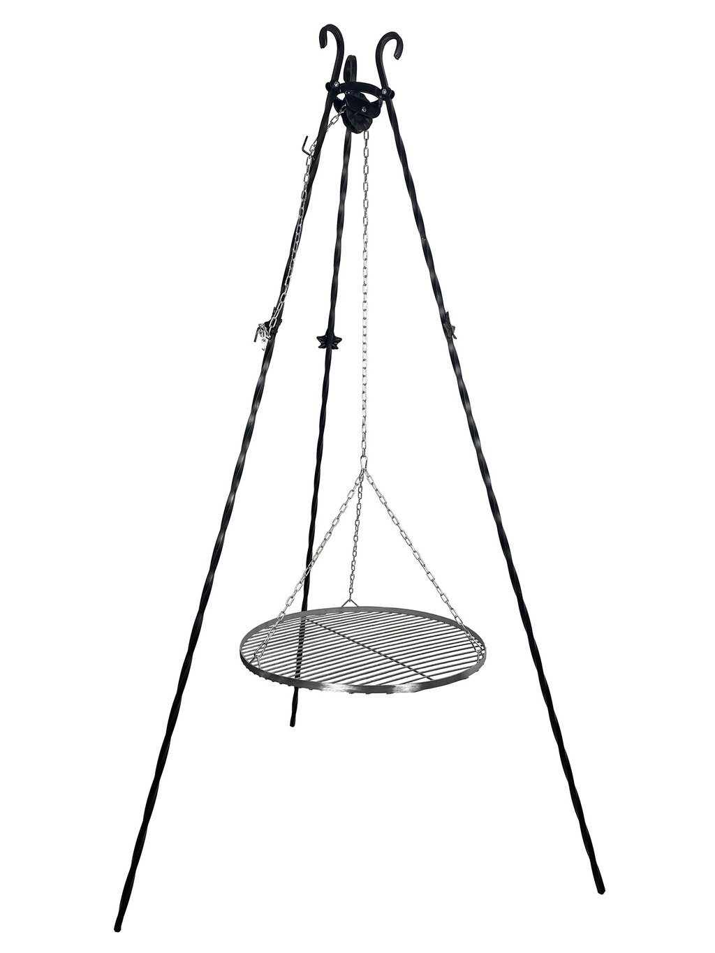 Grill Trójnóg 187/80 cm z rusztem (bez paleniska)