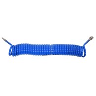 Wąż spiralny PU z szybkozłączami 8mmx12mmx10m