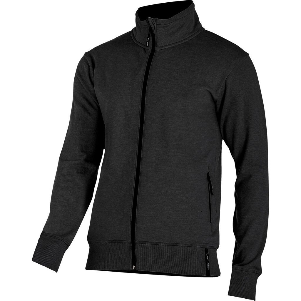 Bluza z suwakiem czarna  M  LAHTI PRO, CE