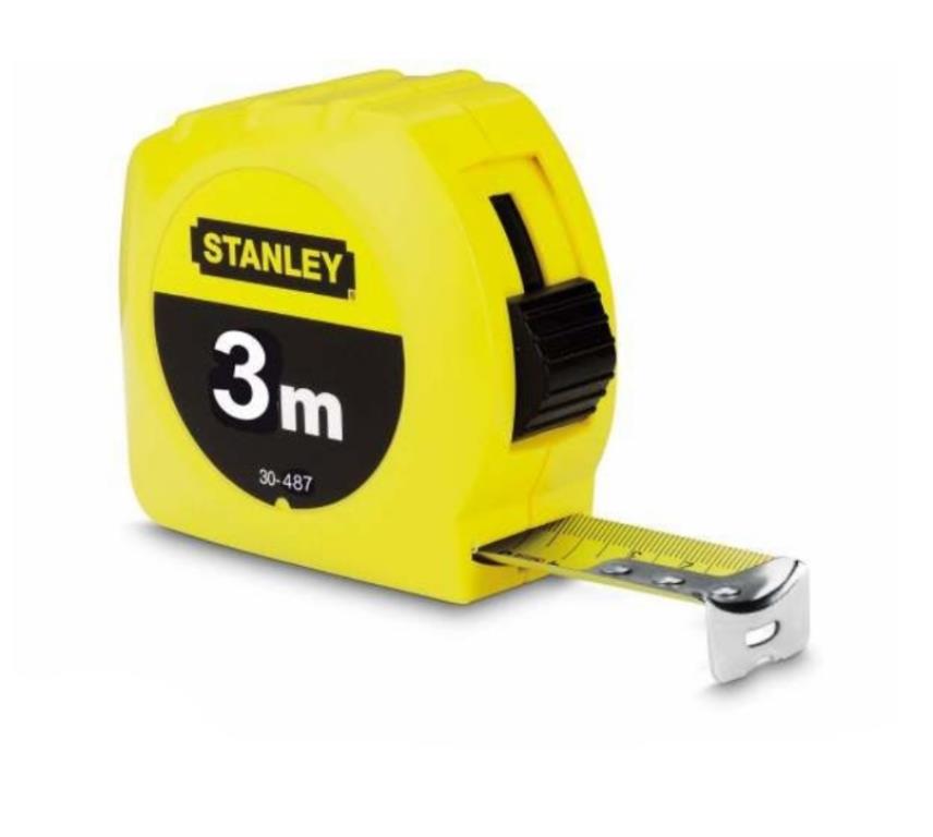 STANLEY Miara 3m/12,7mm, plastikowa obudowa