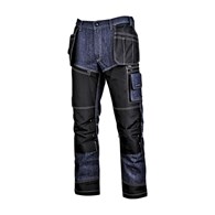 Spodnie do pasa jeansowe niebieskie  2XL  ze wzmocnieniami LAHTI PRO, CE