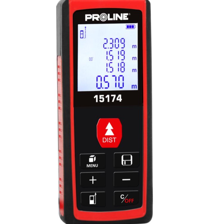 Dalmierz laserowy 40m PROLINE, CE