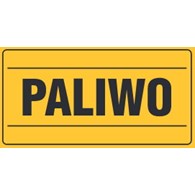 Tablica informacyjna 12x22cm PALIWO