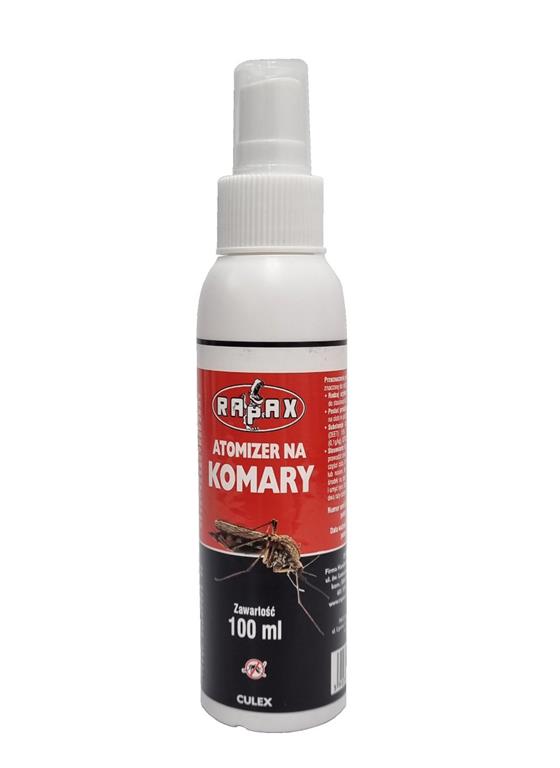 Płyn w atomizerze przeciwko komarom i kleszczom 100ml RAPAX